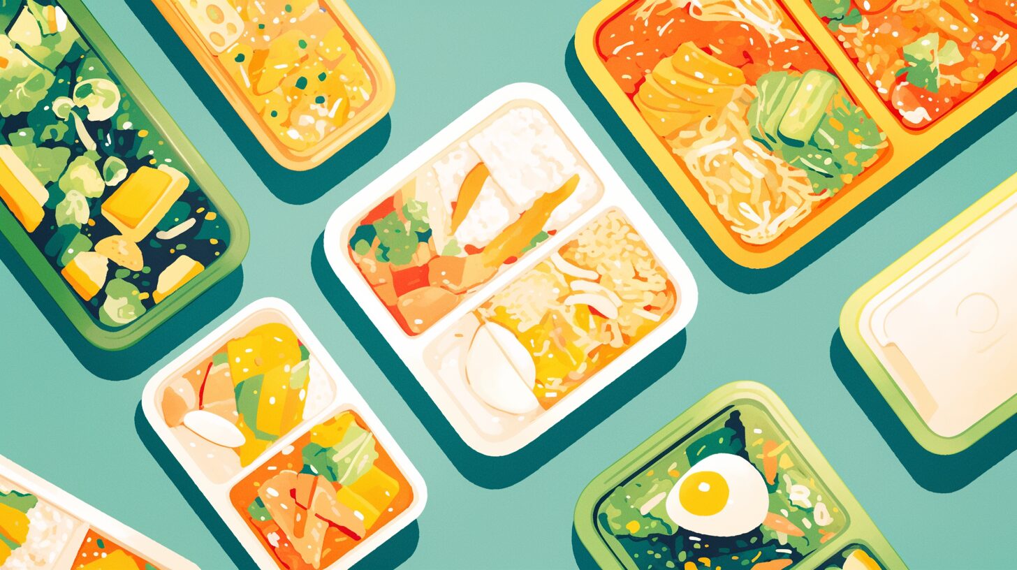 冷凍宅食を料金や味で比較するイメージ